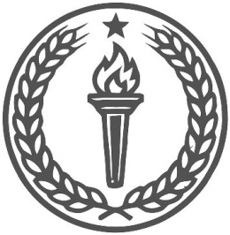 星火徽章:圆形徽章,外圈为麦穗环绕,中央为一支燃烧的火炬,顶部有一颗五角星。(题目要求从元素构成和寓意两方面阐释)